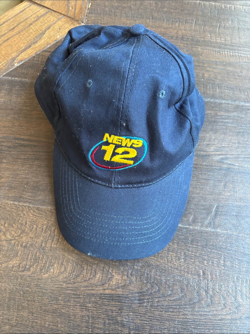 News 12 Embroidered Navy Baseball Cap